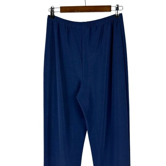 Susan Graver Essentials Lustra Knit Pull-on Pants size Small Blue - Picture 5 of 10